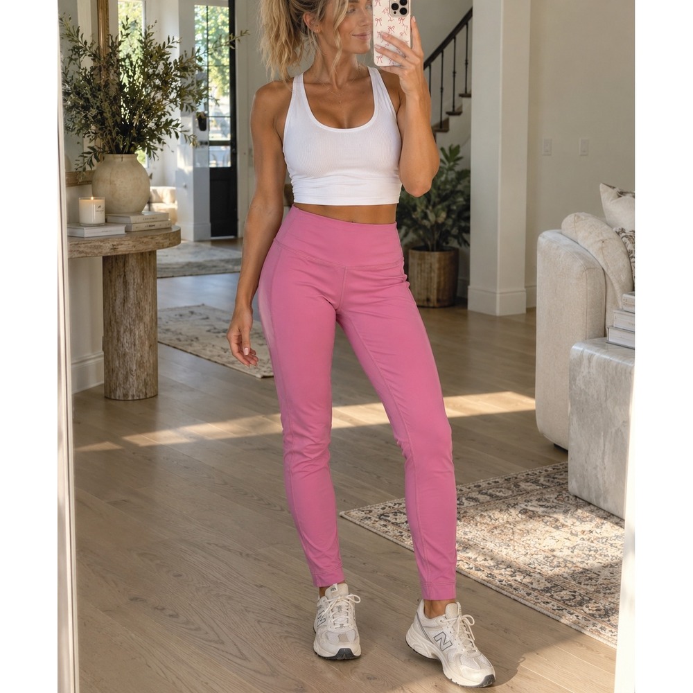 Lululemon Align High-Rise Pant Pink Nulu Yoga Leggings 28 Inseam Womens